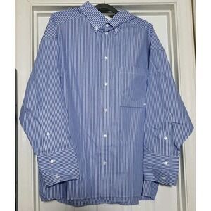 DARKPARK Nathalie Oversized Shirt Size Small Striped Blue NWT Button Up Sold Out